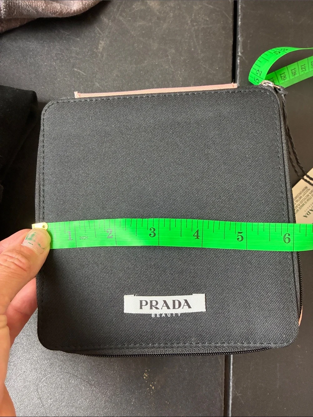 Prada Beauty Empty Toiletry Zip Pouch NWT